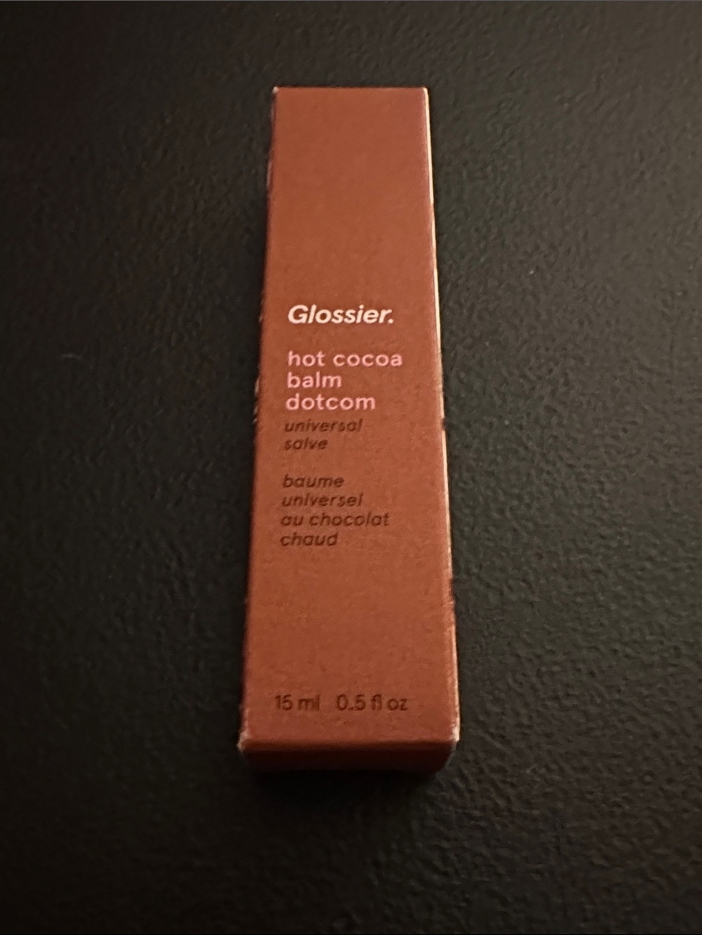 Glossier Balm Dotcom Skin Salve Limited Edition Hot Cocoa - Brand New in Box